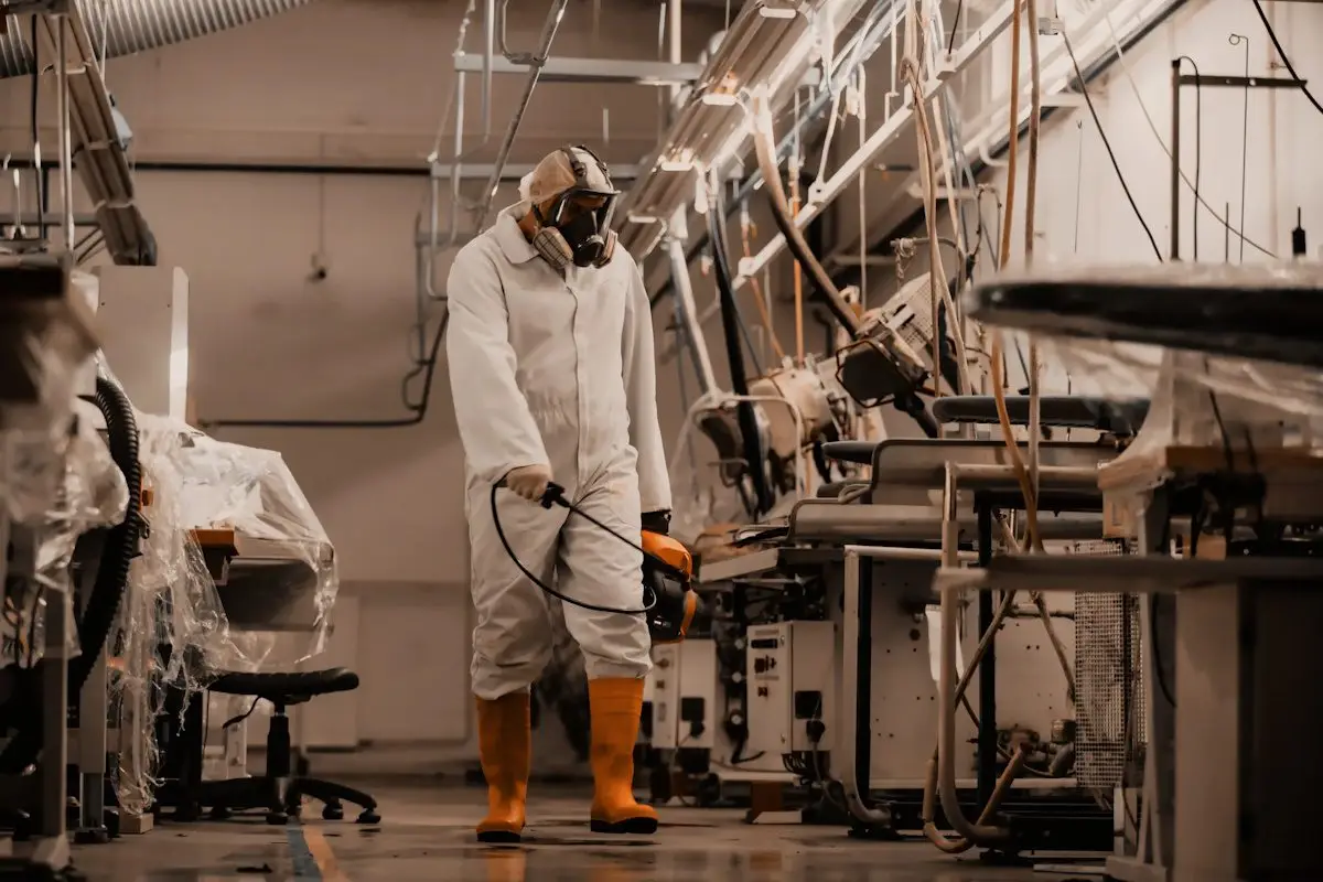 Limpieza industrial en nave de Tarragona